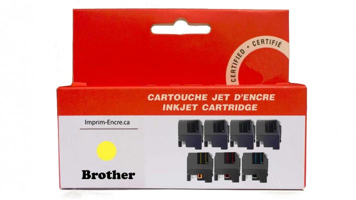 Brother ink LC20EY yellow compatible super high quality - 1,200 pages
