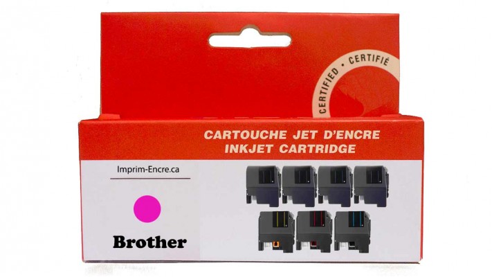 Brother ink LC20EM magenta compatible super high quality - 1,200 pages