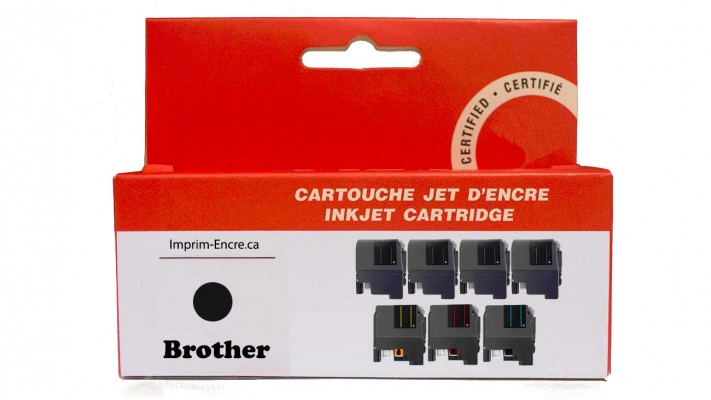 Brother ink LC20EBK black compatible super high quality - 2,400 pages