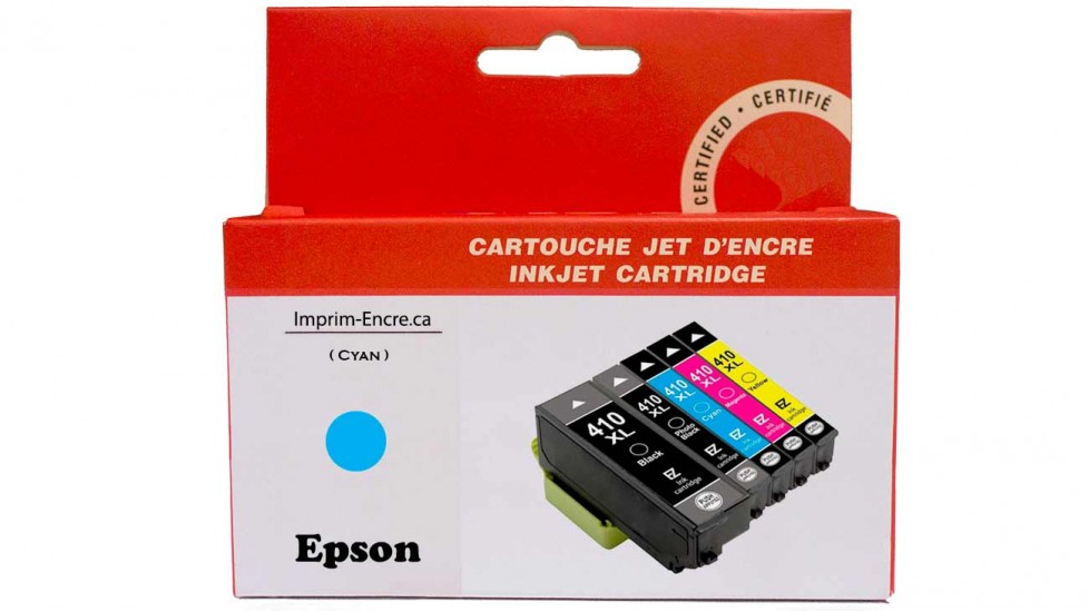 Encre Epson T702XL220 cyan compatible de très haute qualité - 950 pages