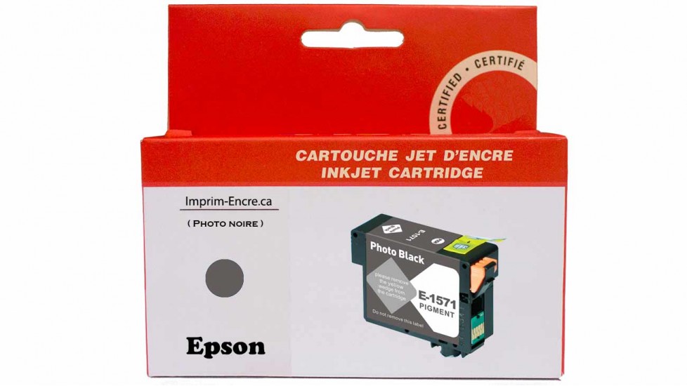Encre Epson T157120 noire photo compatible de très haute qualité - 29.5 ml.