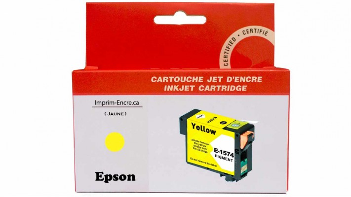 Encre Epson T157420 jaune compatible de très haute qualité - 29.5 ml.