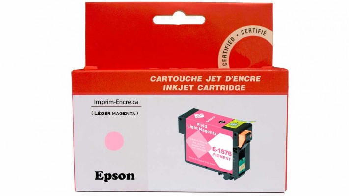 Encre Epson T157620 léger magenta compatible de très haute qualité - 29.5 ml.
