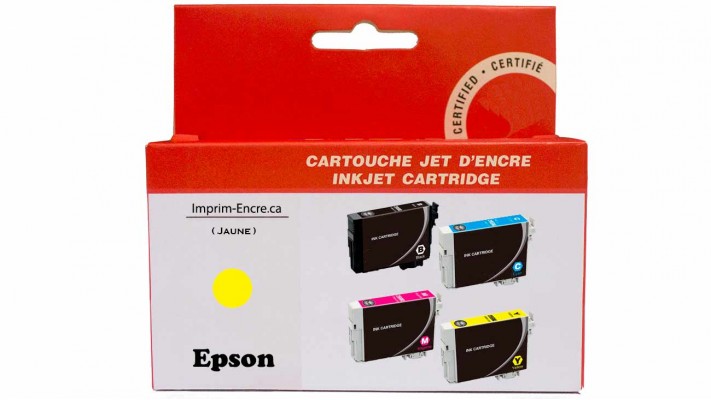 Encre Epson T812XL420 jaune compatible de très haute qualité - 1,100 pages