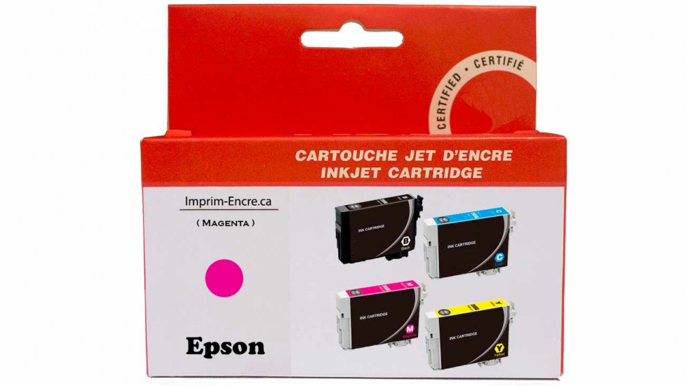 Encre Epson T812XL320 magenta compatible de très haute qualité - 1,100 pages