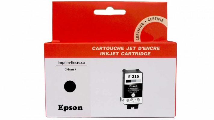 Encre Epson T215120 noire compatible de très haute qualité - 250 pages