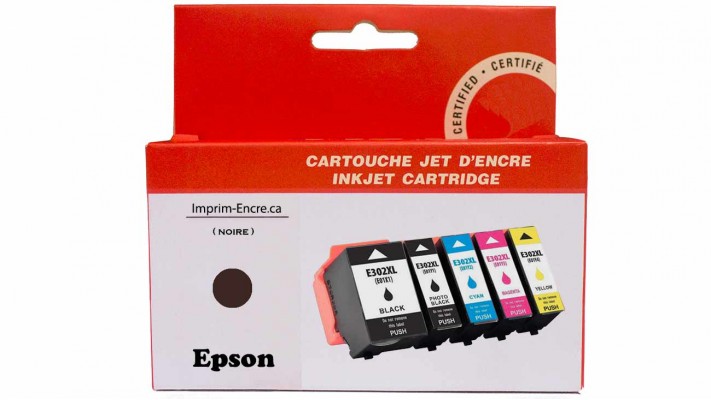 Epson ink T302XL020 black compatible super high quality - 550 pages