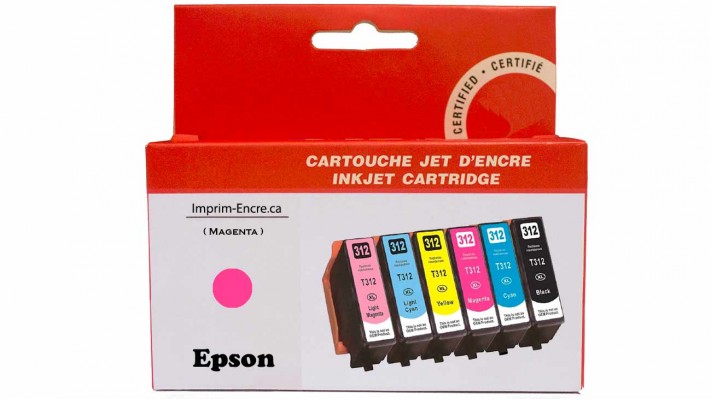 Encre Epson T312XL320 magenta compatible de très haute qualité - 830 pages