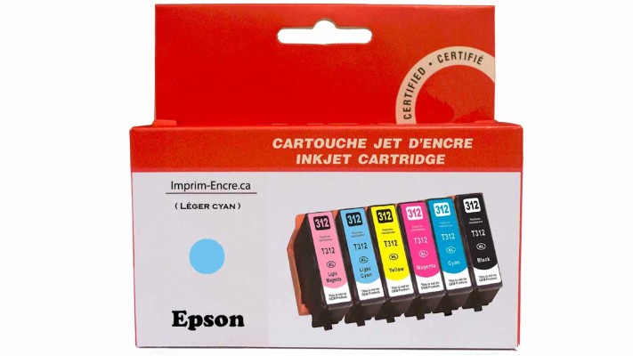 Epson ink T312XL520 léger cyan compatible super high quality - 830 pages