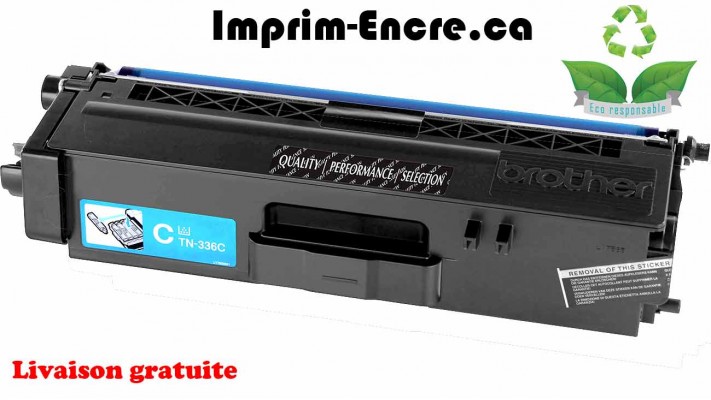 Brother toner TN-336C cyan original ( OEM ) remanufactured super high quality - 3,500 pages