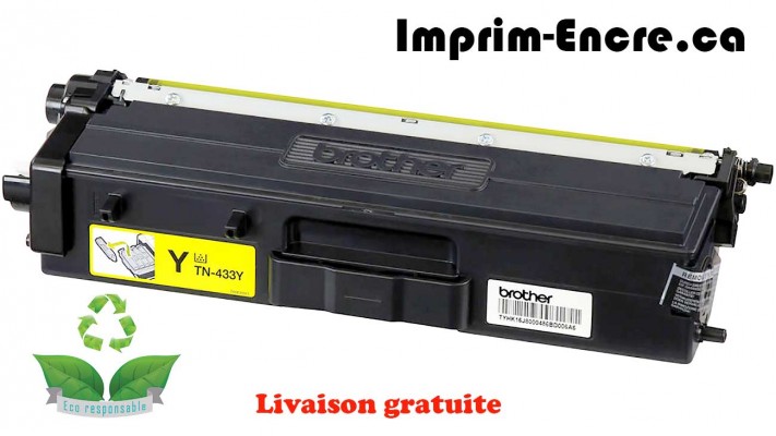 Brother toner TN-433Y yellow original ( OEM ) remanufactured super high quality - 4,000 pages