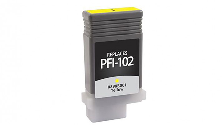 Canon ink PFI-102Y yellow original ( OEM ) remanufactured - 2,200 pages