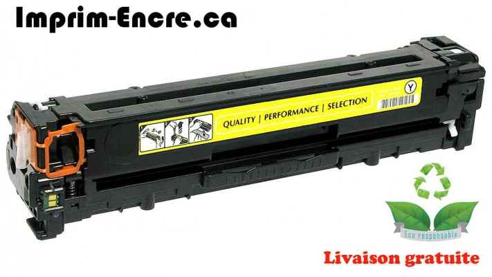 HP toner CB542A ( 125A ) yellow original ( OEM ) remanufactured super high quality - 1,400 pages