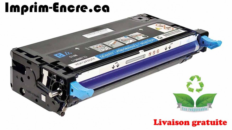 Dell toner 330-1199 / G483F / 330-1194 / G479F cyan remanufactured super high quality - 9,000 pages