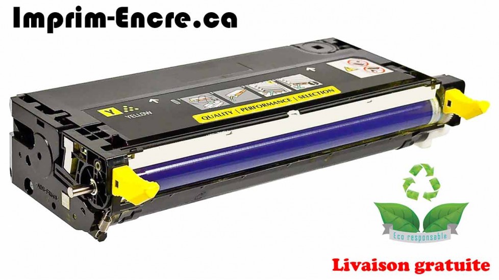 Dell toner 330-1204 / G485F / 330-1196 / G481F yellow remanufactured super high quality - 9,000 pages