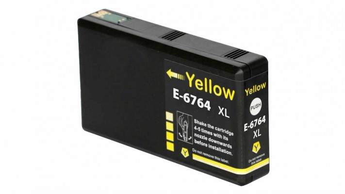 Encre Epson T676XL420 jaune compatible de très haute qualité - 1,200 pages