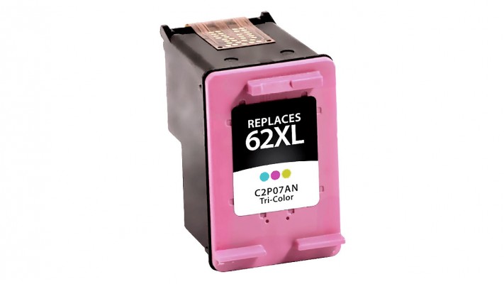 HP ink C2P07AN ( 62XL ) color original ( OEM ) remanufactured super high quality - 415 pages