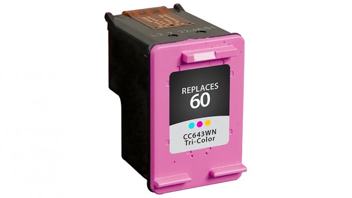 HP ink CC643W ( 60 ) color original ( OEM ) remanufactured super high quality - 165 pages