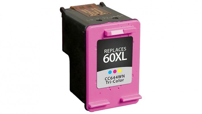 HP ink CC644W ( 60XL ) color original ( OEM ) remanufactured super high quality - 440 pages
