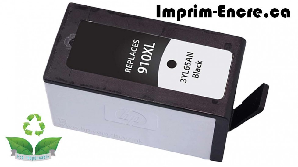 HP ink 3YL65AN ( 910XL ) black original ( OEM ) remanufactured super high quality - 825 pages