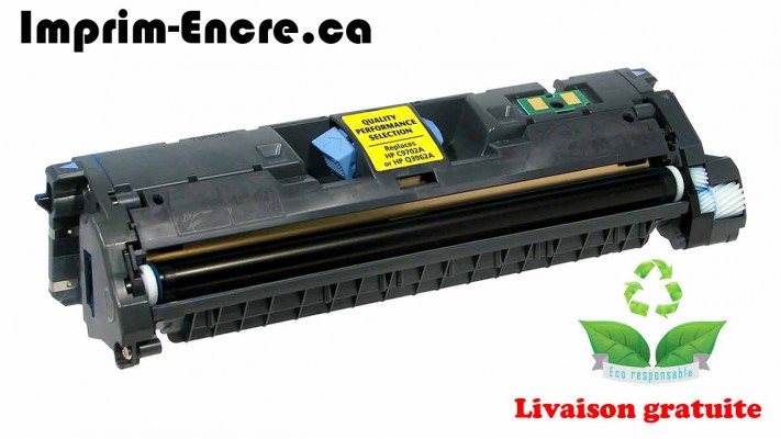 HP toner Q3962A ( 122A ) yellow original ( OEM ) remanufactured super high quality - 5,000 pages
