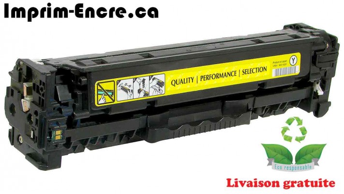 HP toner CC532A ( 304A ) yellow original ( OEM ) remanufactured super high quality - 2,800 pages