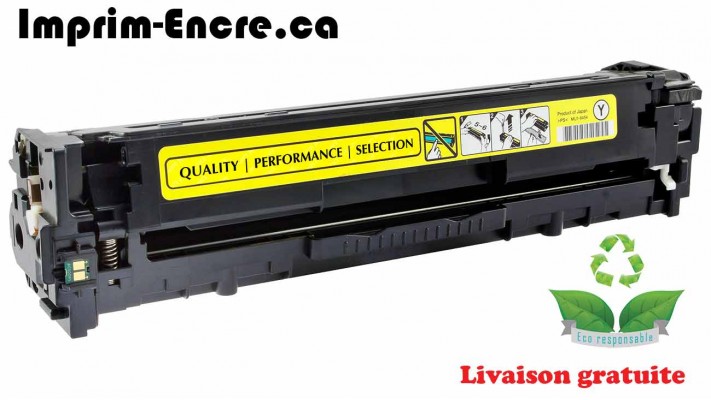 HP toner CE322A ( 128A ) yellow original ( OEM ) remanufactured super high quality - 1,300 pages