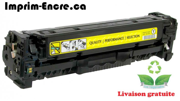 HP toner CE412A ( 305A ) yellow original ( OEM ) remanufactured super high quality - 2,600 pages