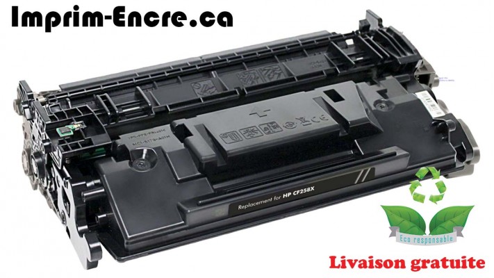 HP toner CF258X ( 58X ) black original ( OEM ) remanufactured super high quality - 10,000 pages (Whit new chip)
