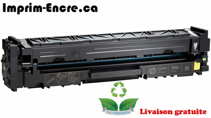HP toner CF502A ( 202A ) yellow original ( OEM ) remanufactured super high quality - 1,300 pages