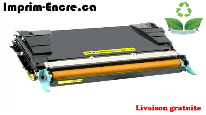 Lexmark toner C734A1YG / C734A2YG yellow original ( OEM ) remanufactured super high quality - 6,000 pages